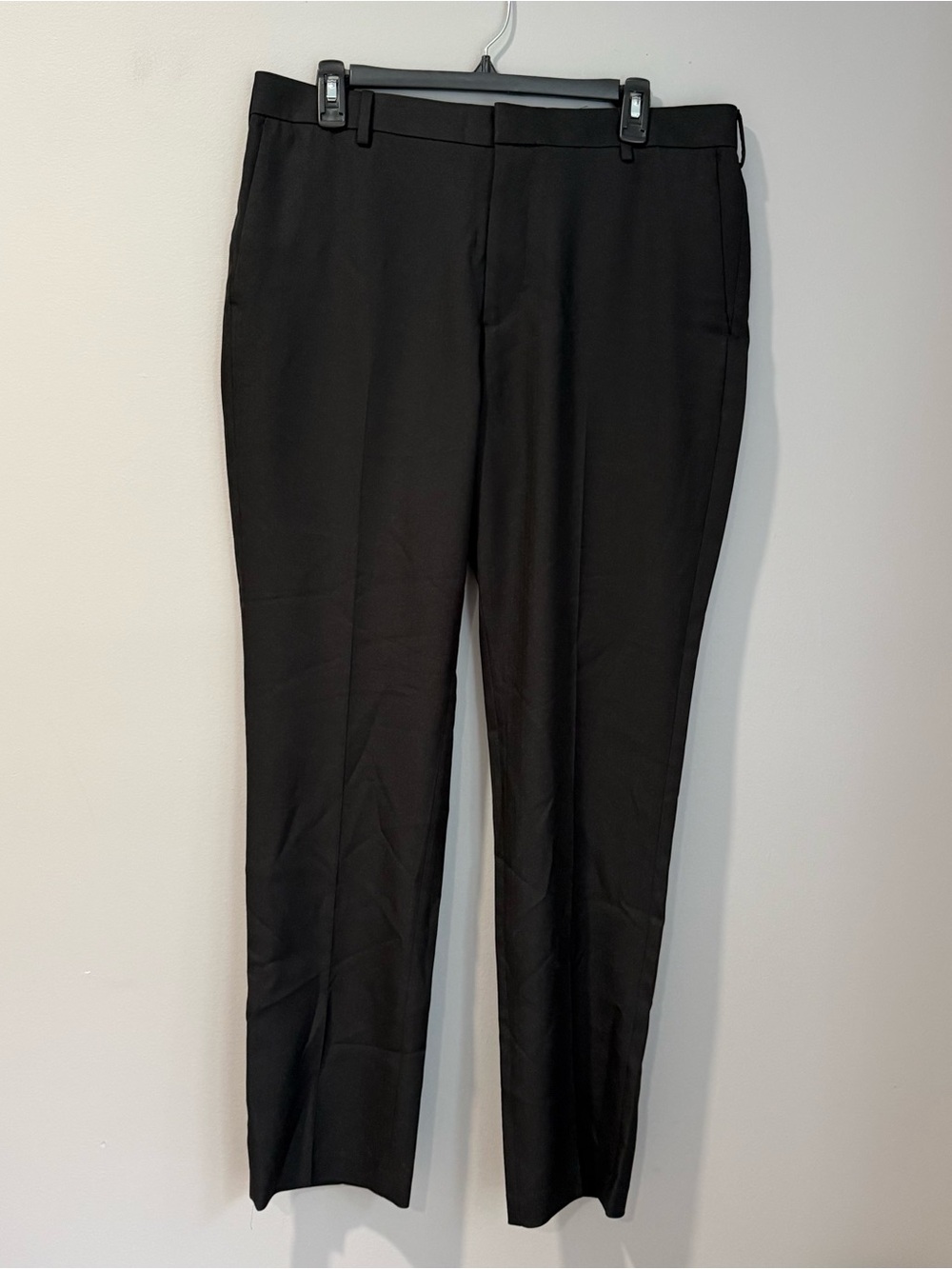 Men's Van Heusen Black Slim Dress Pants